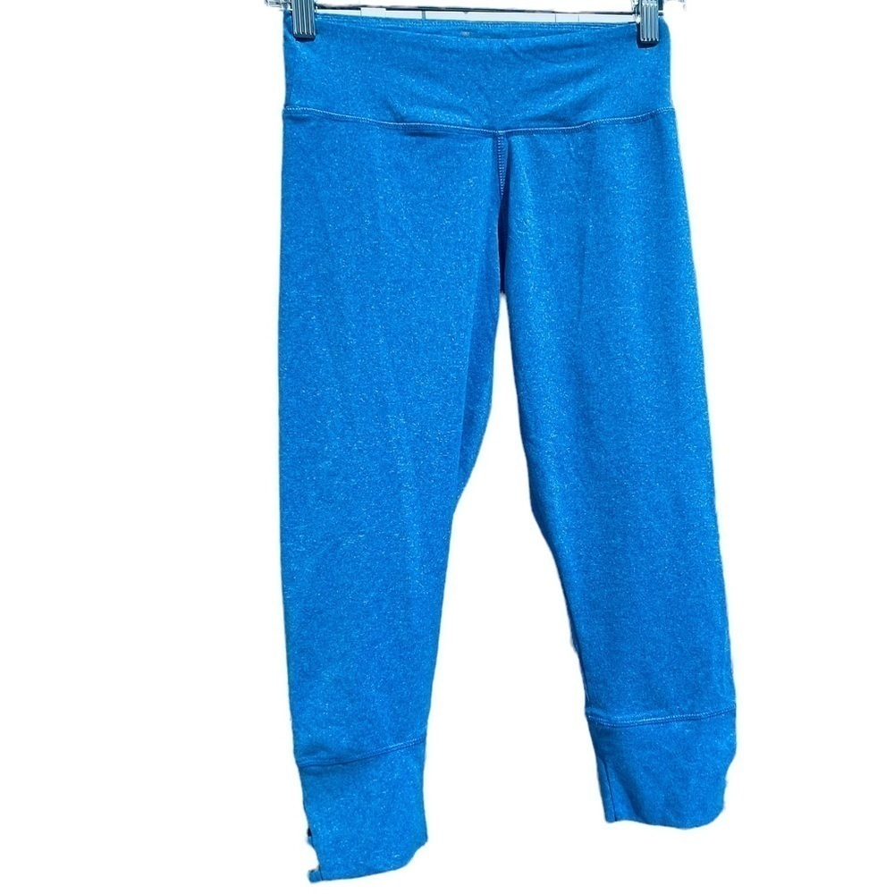 BALANCE COLLECTION blue crops buttery soft legging stretchy size small 7047